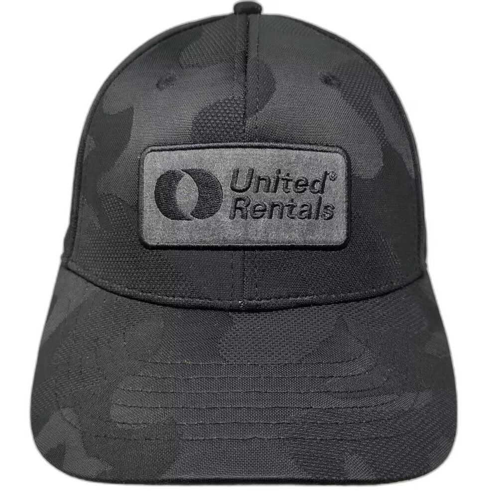 K-Products United Rentals Trucker Hat Black Camo Snapback OS Adjustable Hat
